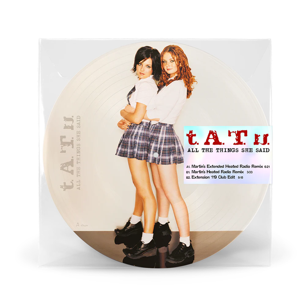 All The Things She Said 12" Picture Vinyl 45rpm