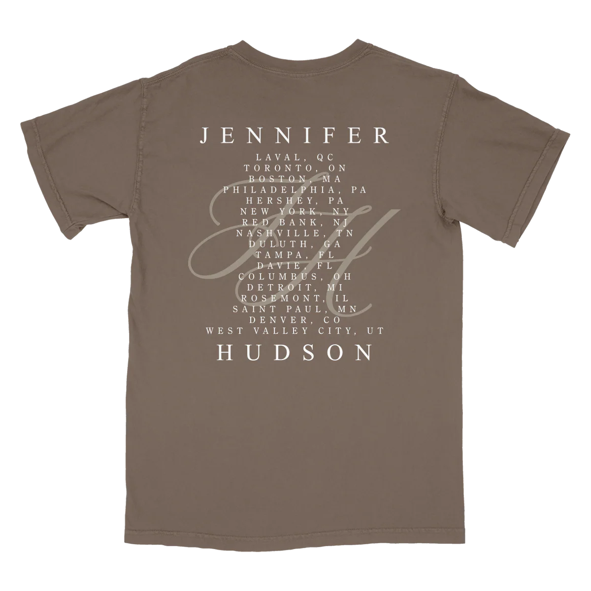 Brown Tour Tee - Image 2