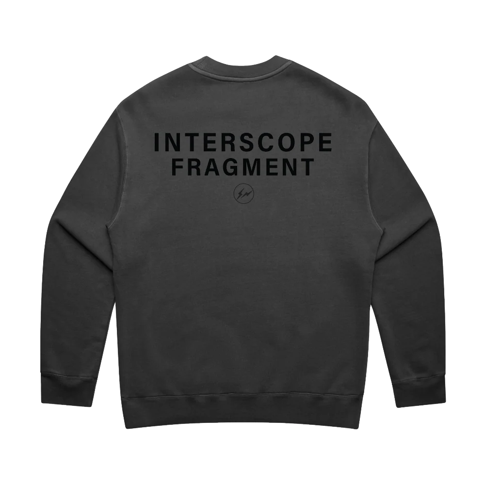 Fragment x Interscope Crewneck - Charcoal - Image 2