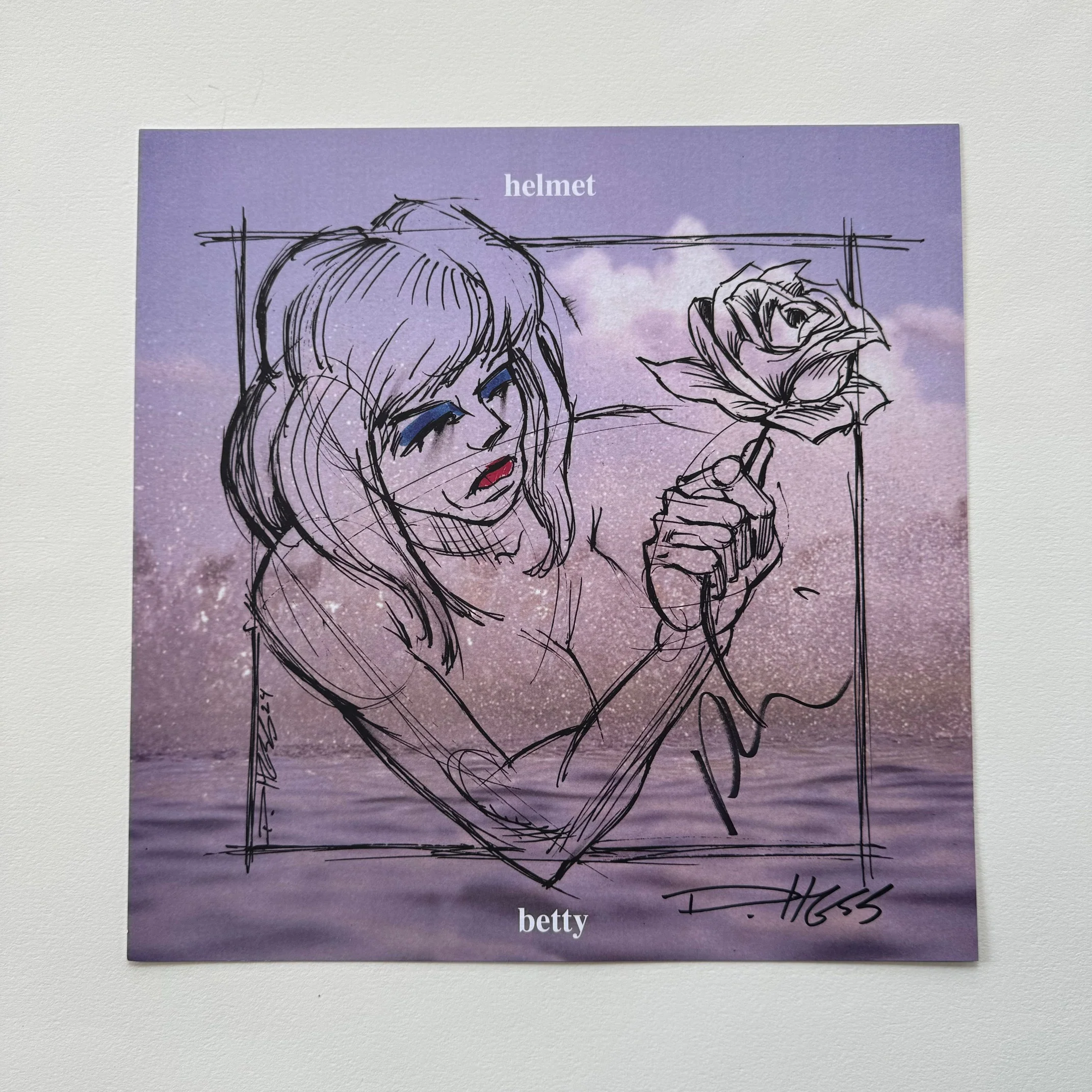 Helmet - "Betty" IVC Edition Signed Litho - Image 2