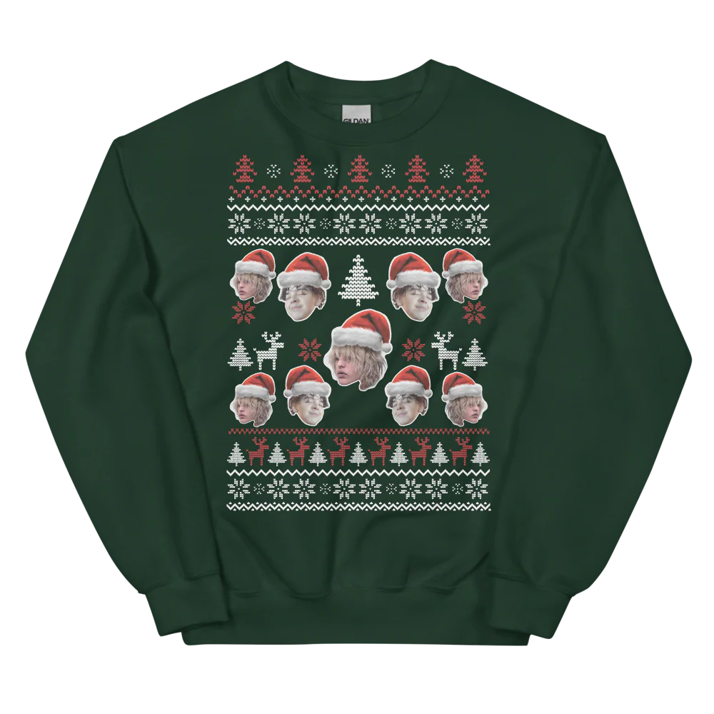 Hermanos Green Christmas Crewneck