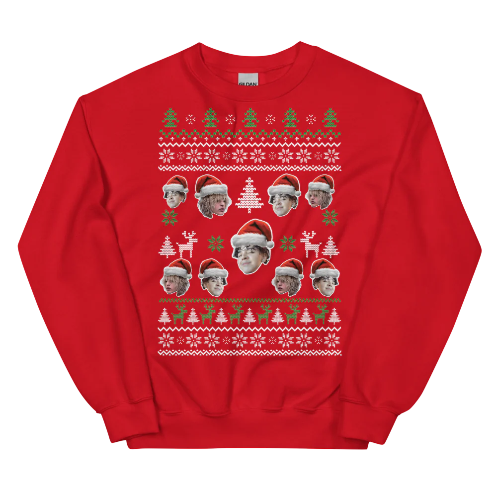 Hermanos Red Christmas Crewneck