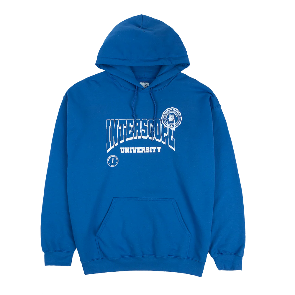 Interscope Blue University Hoodie