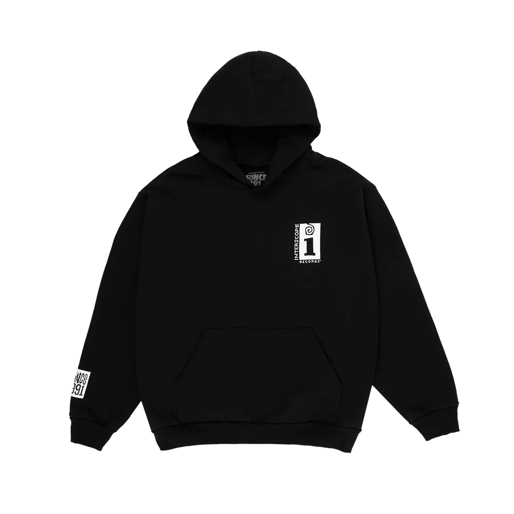 Interscope Logo Hoodie - Black