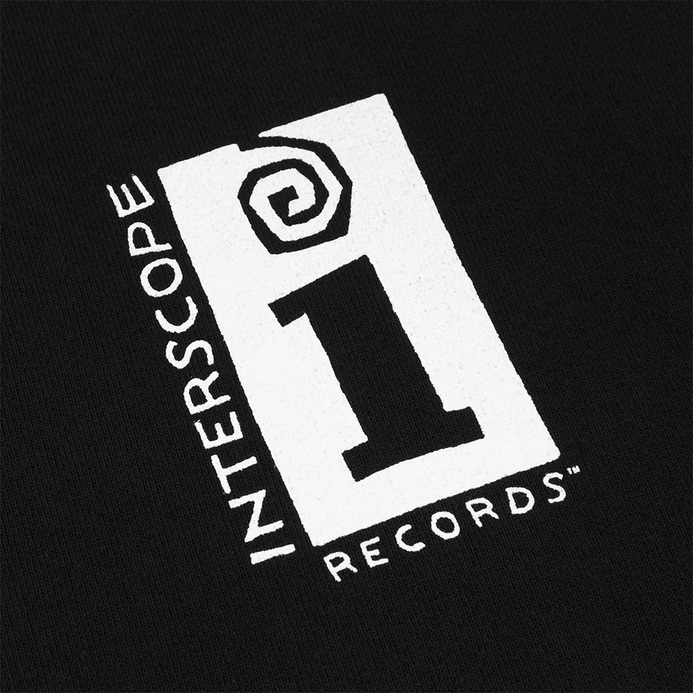 Interscope Logo Hoodie - Black - Image 2