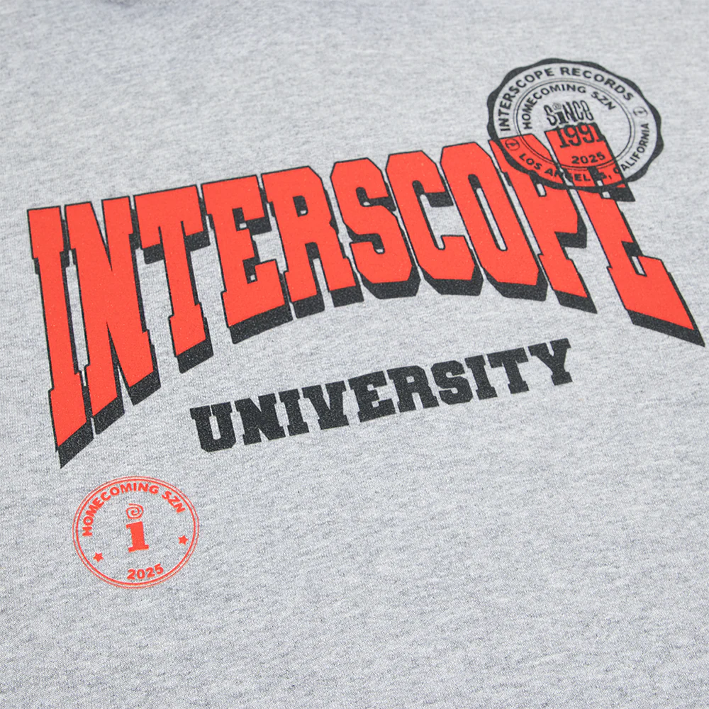 Interscope Red University Hoodie - Image 2