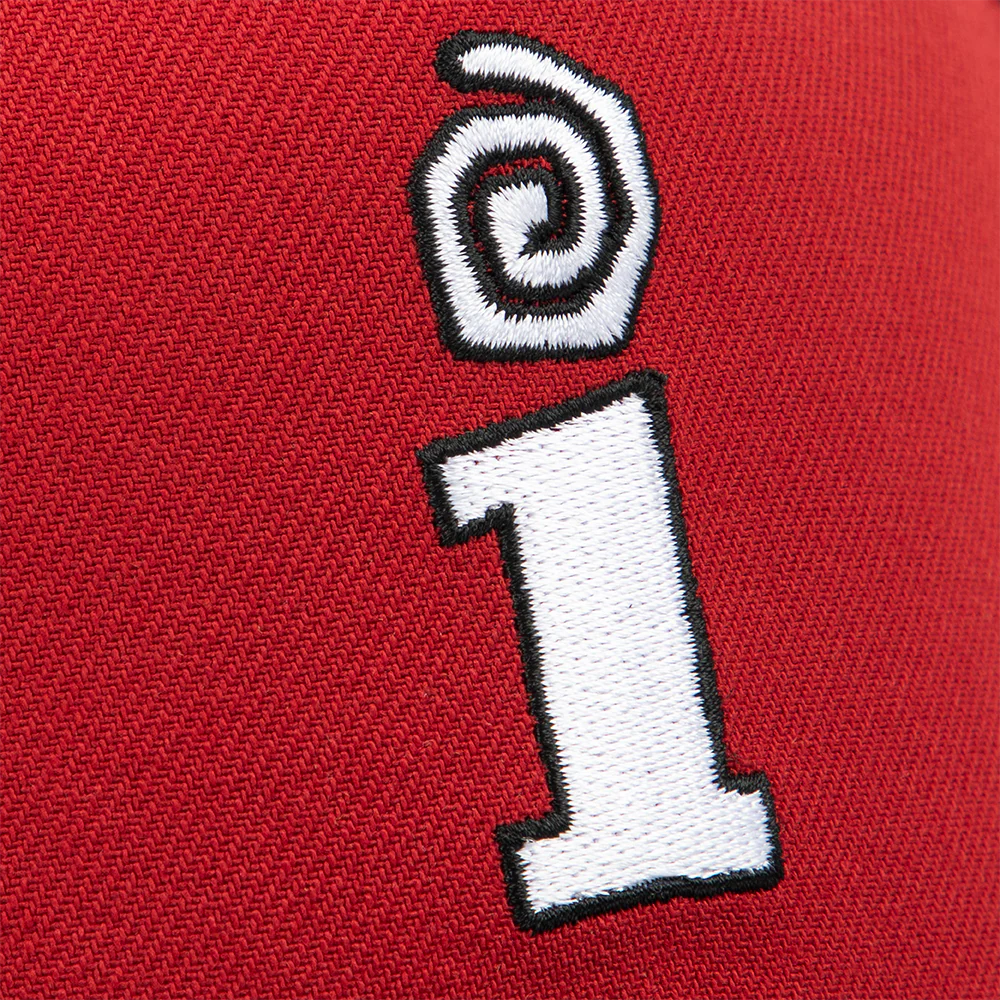 Interscope Red University Snapback Hat - Image 3