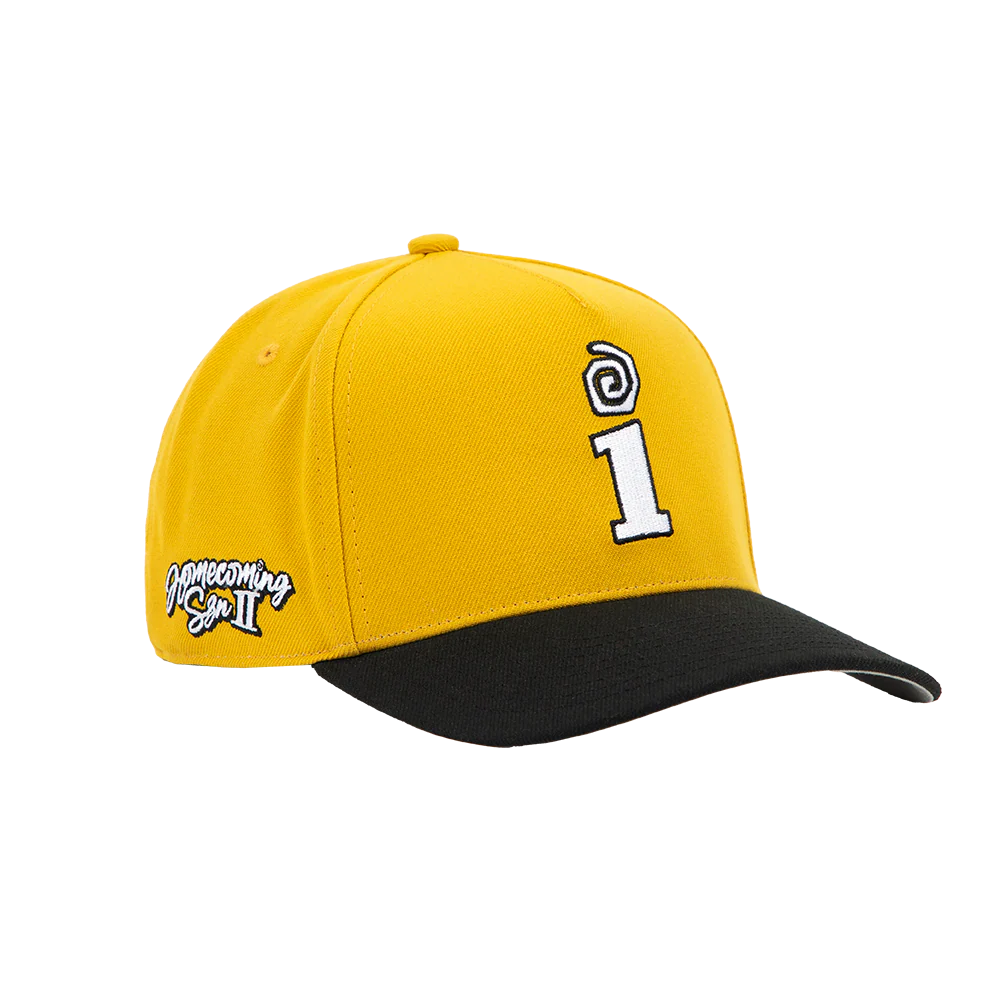 Interscope Yellow University Snapback Hat