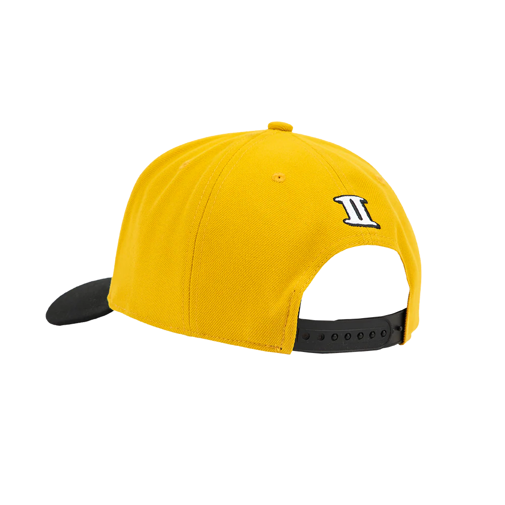 Interscope Yellow University Snapback Hat - Image 2