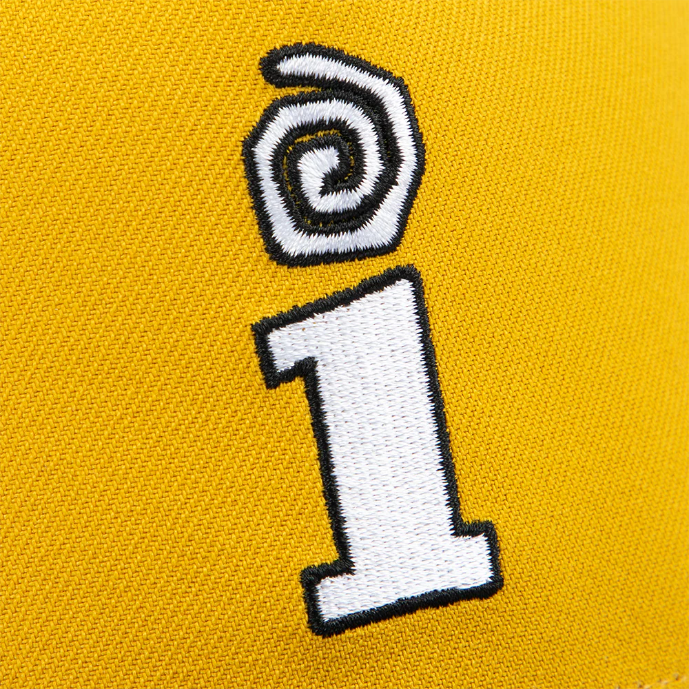 Interscope Yellow University Snapback Hat - Image 3