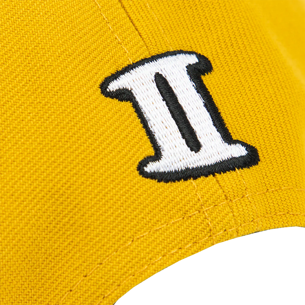 Interscope Yellow University Snapback Hat - Image 4