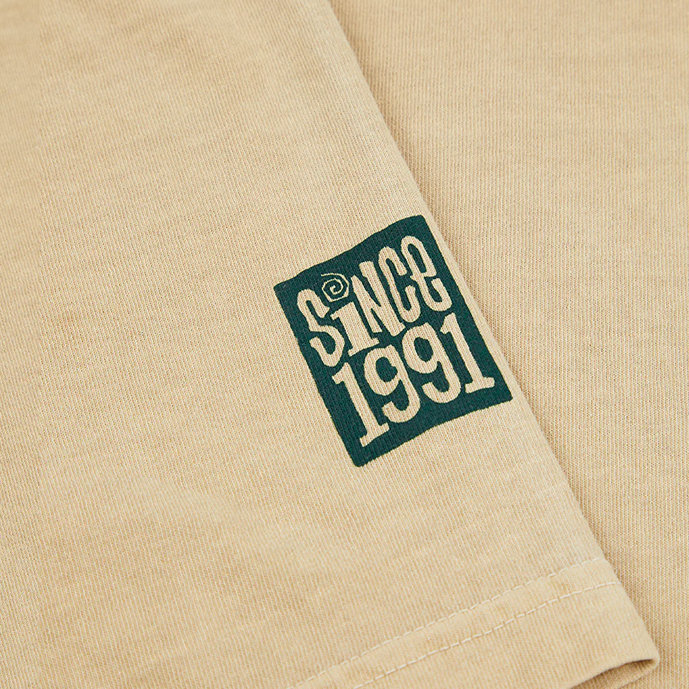 Label Puff Print T-Shirt - Mushroom - Image 3