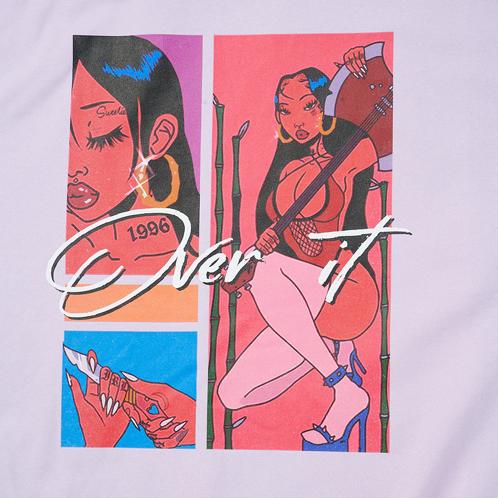 Over It Hoodie (Purple) - Image 3