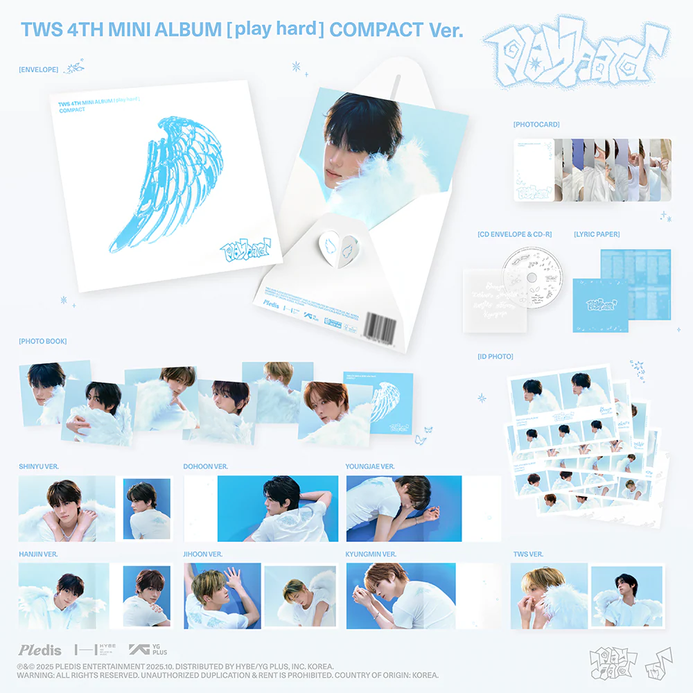 TWS 4th Mini Album ‘play hard’ COMPACT Ver. - Image 2