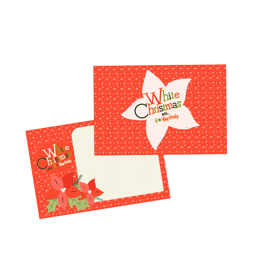 V x Bing Crosby - White Christmas Postcard Set - Image 3