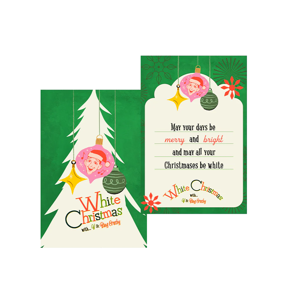 V x Bing Crosby - White Christmas Postcard Set - Image 4