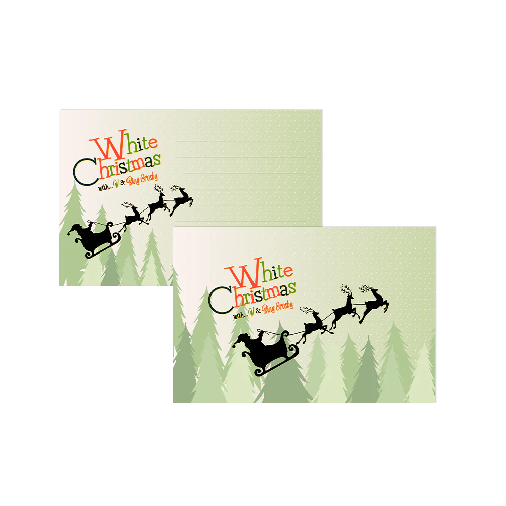 V x Bing Crosby - White Christmas Postcard Set - Image 5