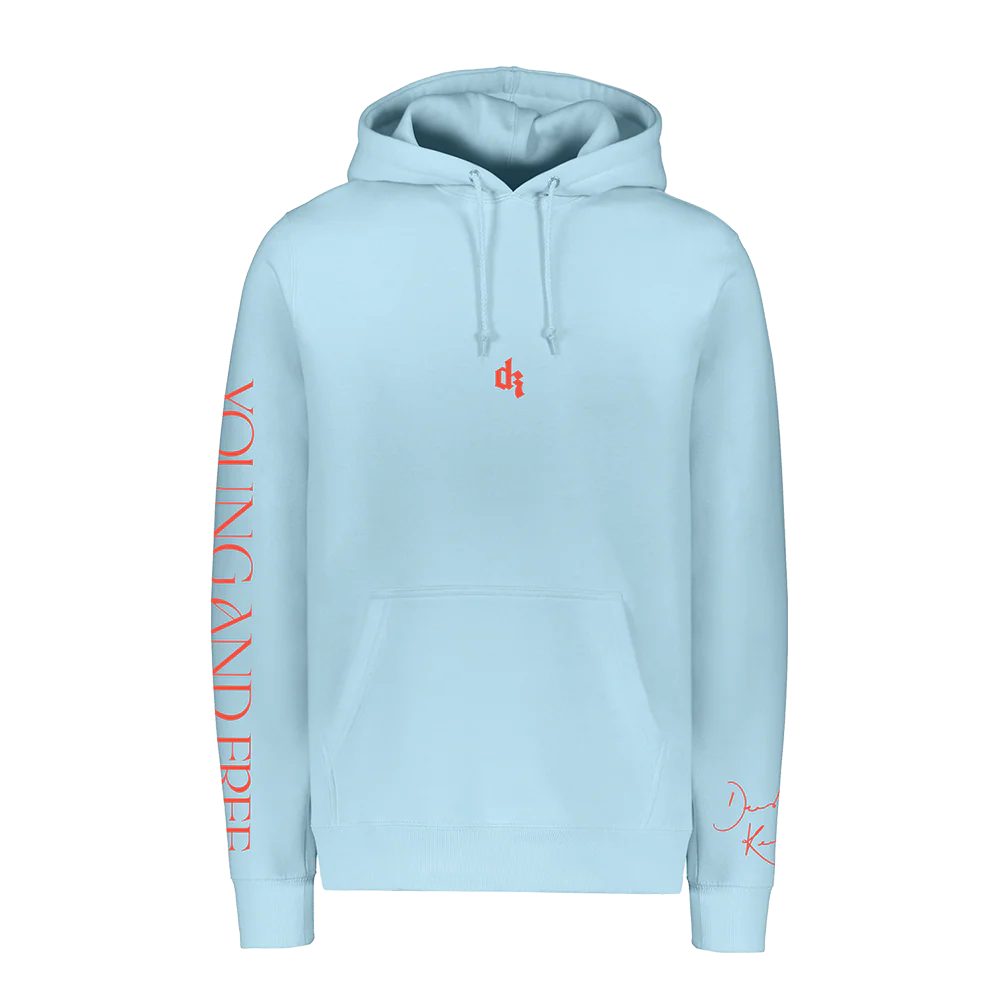 YOUNG & FREE SKY BLUE HOODIE
